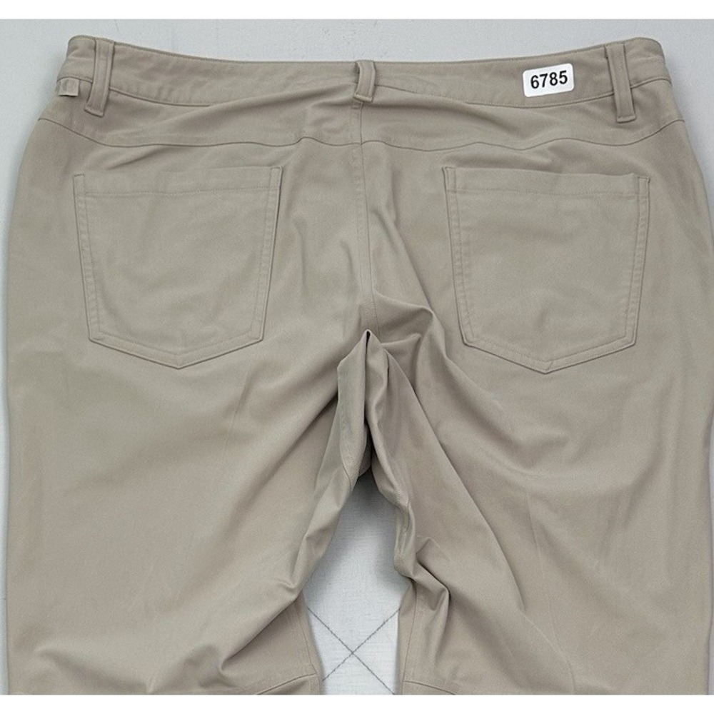 Lululemon ABC Pants Mens 36x30 Slim Fit Tan Warpstreme Chino LM5AD9S